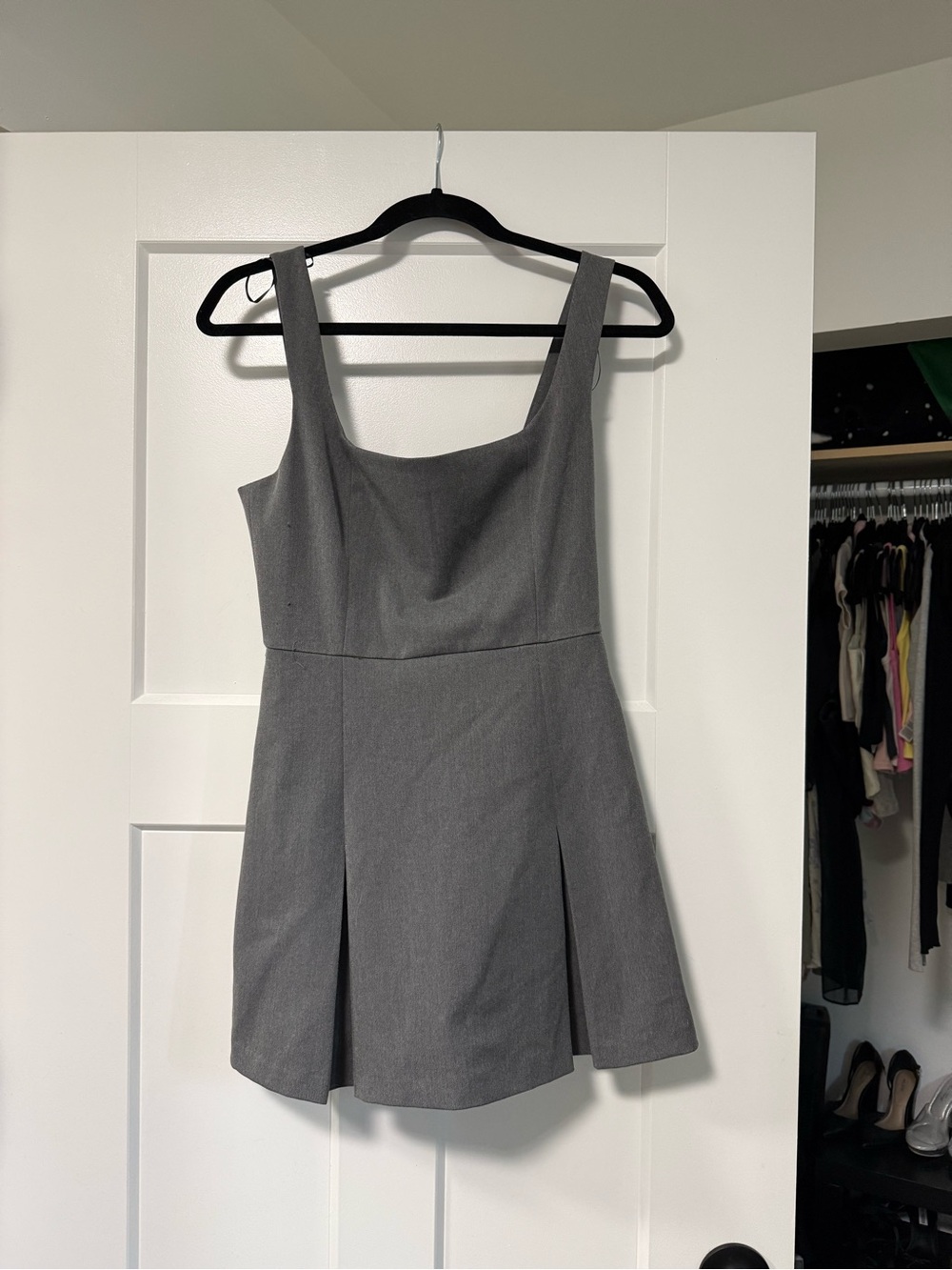 Dynamite Pleated Skort Mini Dress